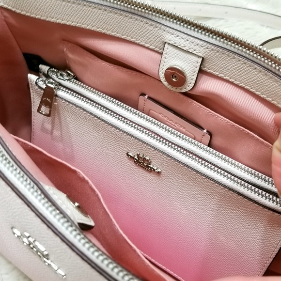 🚫SOLD🚫NWT 2 PC COACH PINK LEATHER OMBRE SET - Picture 8 of 8